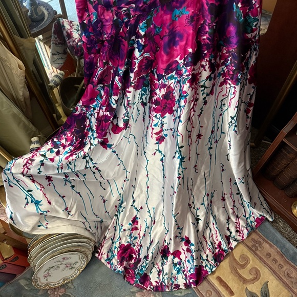 Cache Pink and White Floral Maxi Dress - Picture 11 of 16